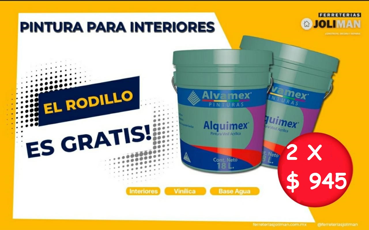 Promoción Alquimex 2 Cubetas 18L