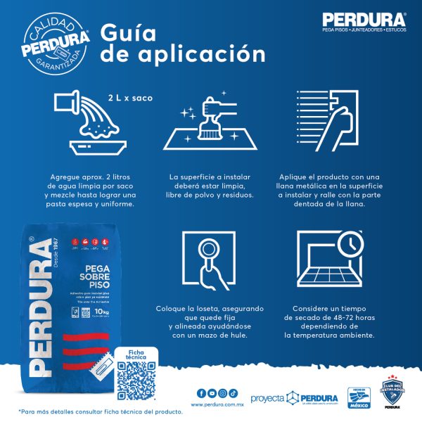 Pega Sobre Piso PERDURA® - Imagen 4