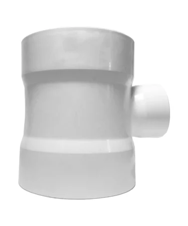 Tee reducida de pvc sanitario