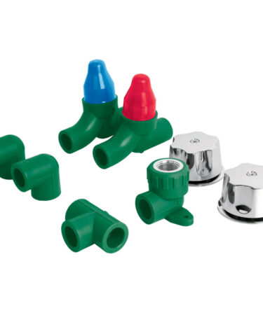KIT PPR para instalación regadera, con manerales, Foset Cod: 46035