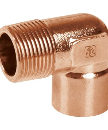 Codos 90°, cobre a rosca exterior Cod: 49647,