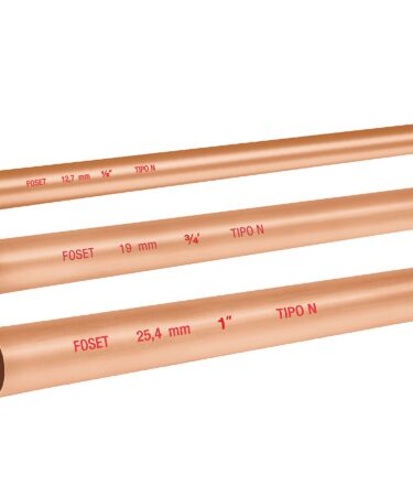 Tubo de cobre rígido, tipo: N  6.10mts