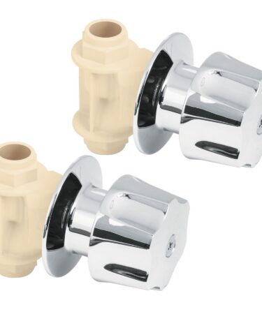 Caja con 2 llaves de empotrar de CPVC para regadera, Foset  Cod: 45046