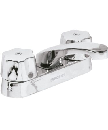 Mezcladora 4" para lavabo, nariz larga, cartucho cerámico