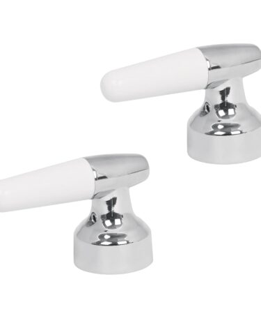 Juego de 2 manerales ABS/metal tipo cono para lavabo, Foset