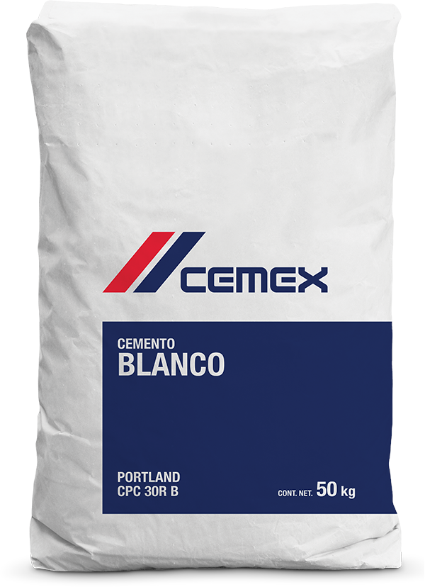Cemento cemex blanco de 50kg