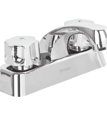 Mezcladora plástica 4" para lavabo, manerales standard