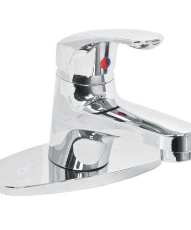 Monomando plástico para lavabo, nariz recta, Foset
