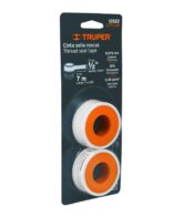 Blíster con 2 cintas sella roscas 1/2" x 7 m, uso general