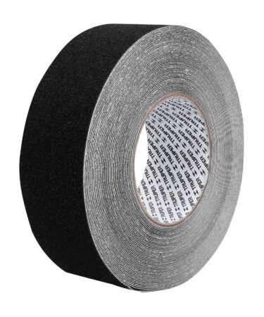 Rollo de 18m de cinta antiderrapante negra 50mm con abrasivo