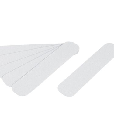 Tarjeta 6 tiras 23cm antiderrapantes blancas 50mm c/abrasivo Truper
