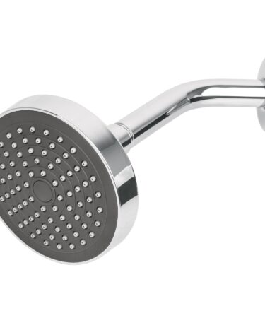 Regadera redonda 4-1/4" brazo y chapetón de acero, Foset  cod: 45067