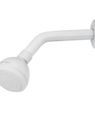 Regadera plástica redonda 2-1/2" blanca, Foset  cod: 49269