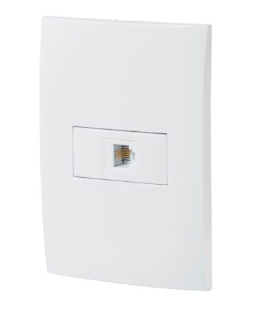 Placa armada con entrada para teléfono, línea Oslo, blanco Código:   46541