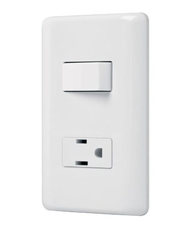 Placa armada contacto e interruptor sencillo, Volteck Basic  Código:   25077