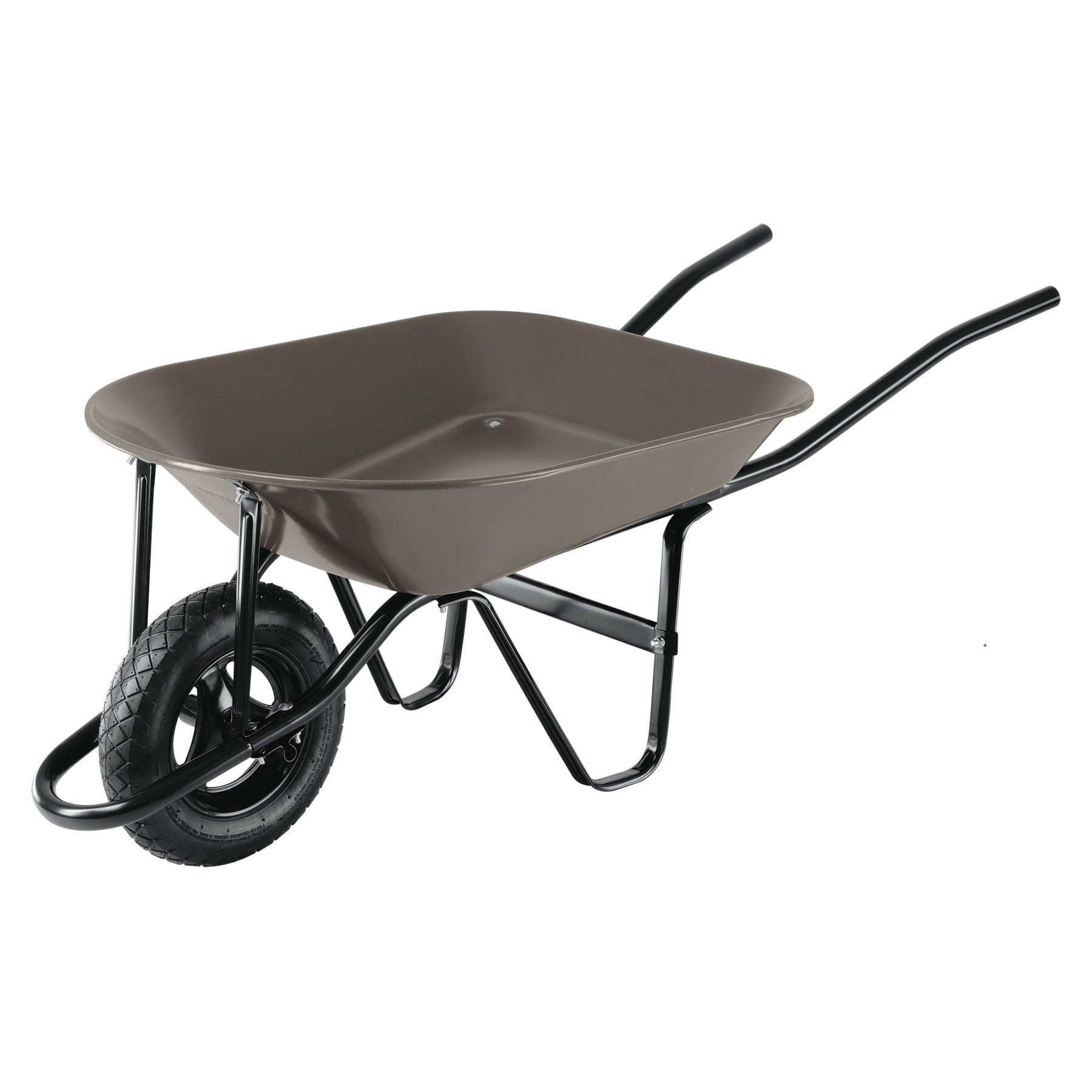 Carretilla 4.5 ft3 gris Neumática, bastidor tubular, Pretul Codigo:22647