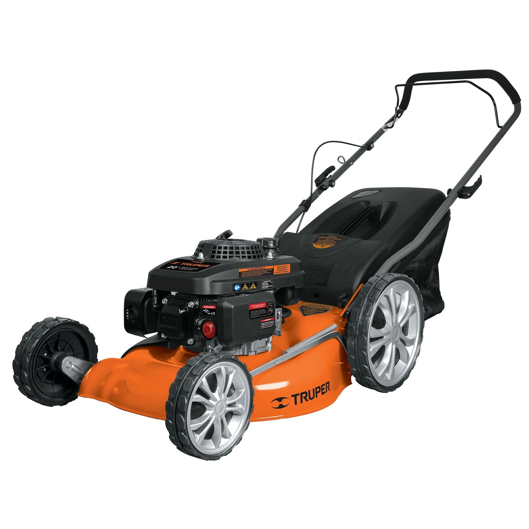 Podadora con motor a gasolina de 5 HP, 20" de corte, Truper Codigo:19967