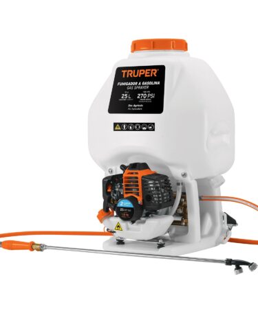 Fumigador de 25 L con motor a gasolina de 2 tiempos, Truper Codigo:101568
