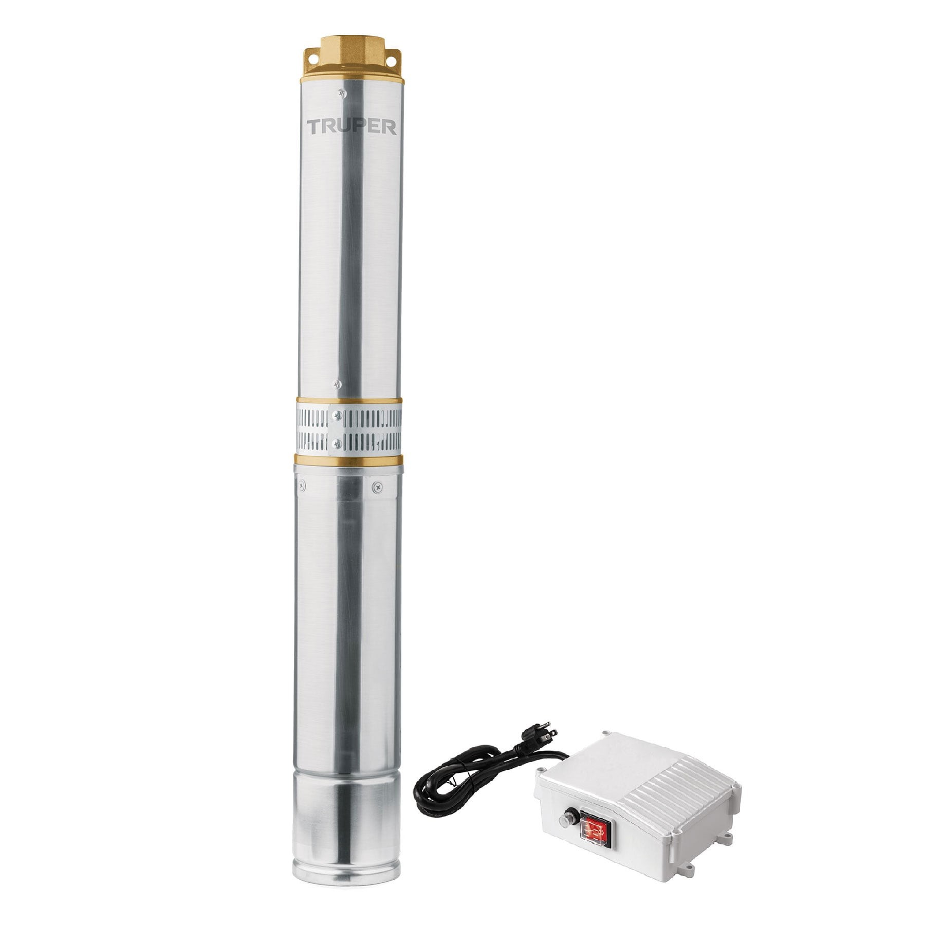 Bomba sumergible para pozo profundo, 1 HP, agua limpia Codigo:12625