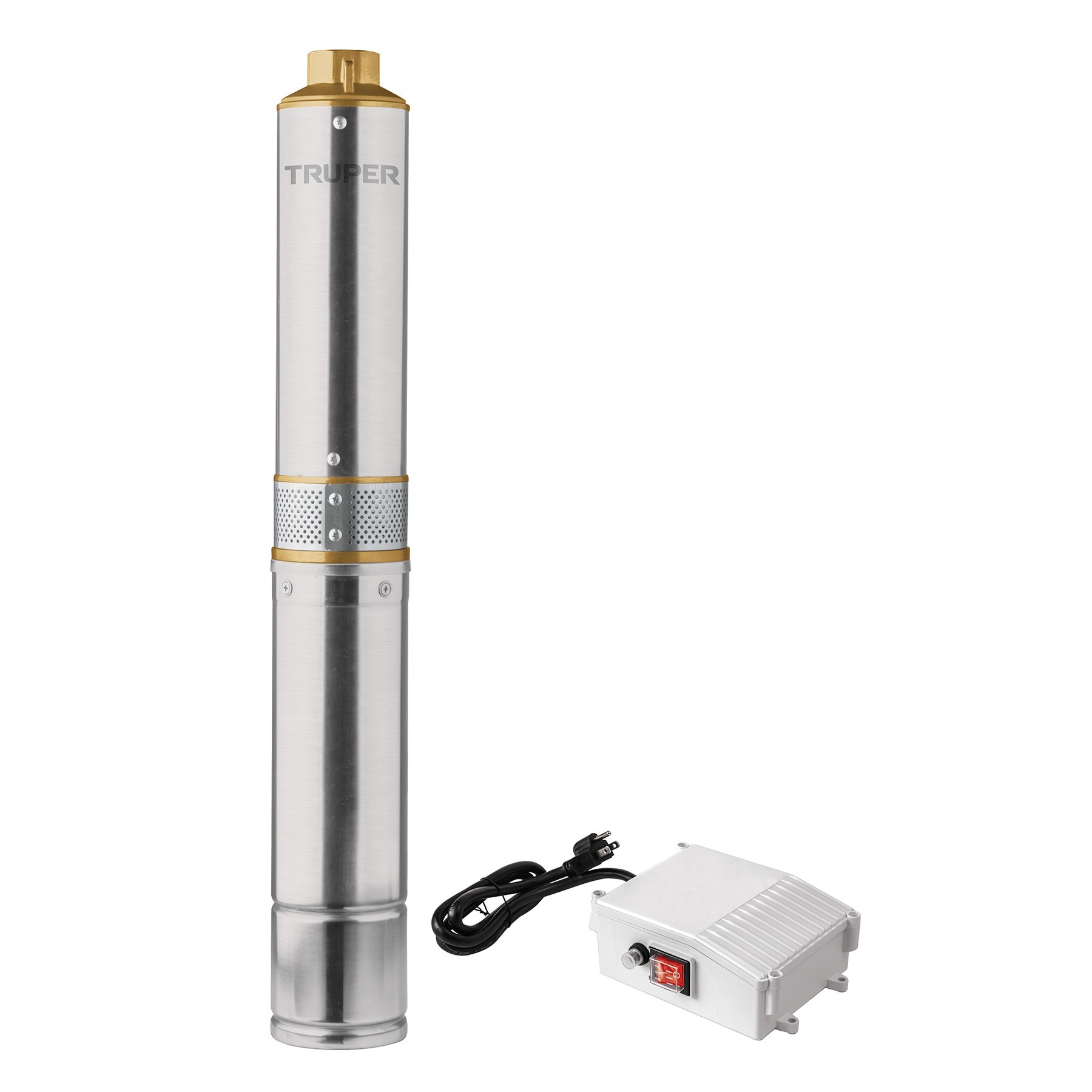 Bomba sumergible para pozo profundo, 3/4 HP, agua limpia Codigo:16934