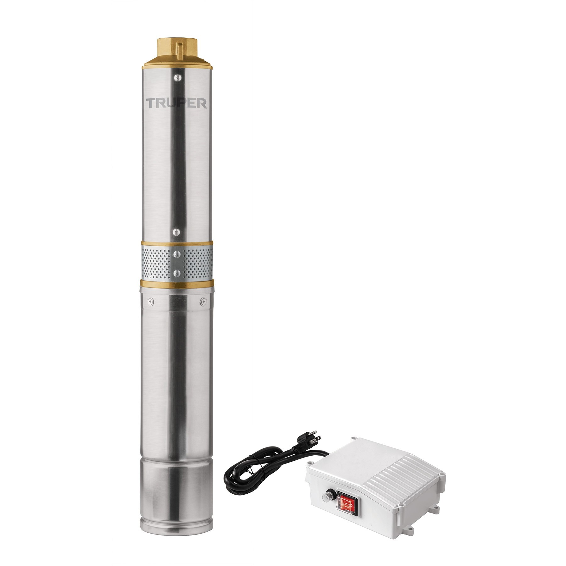 Bomba sumergible para pozo profundo, 1/2 HP, agua limpia Codigo:16933