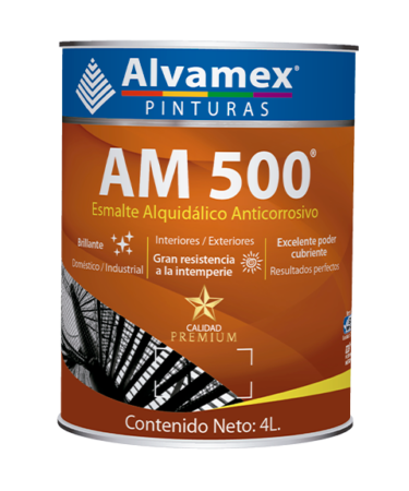 Esmalte anticorrosivo alquidálico Codigo:AM-500 *LITRO*